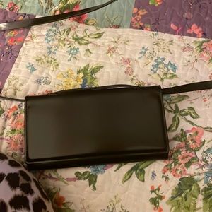 Black Leather Wallet/Bag